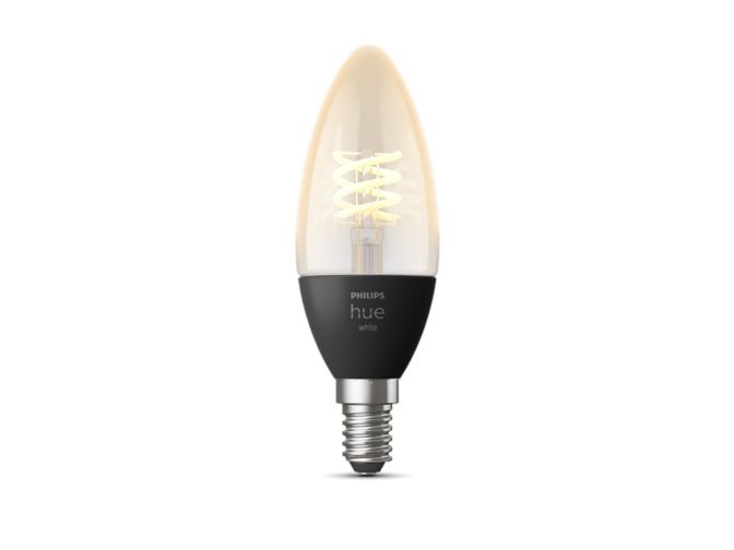 Close up of front of Candle - E14 smart bulb