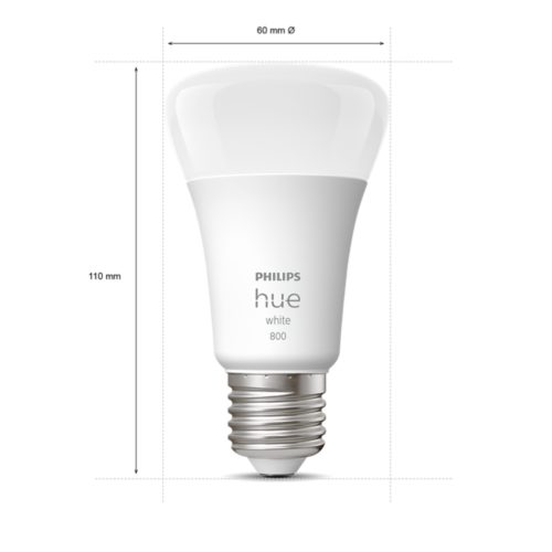 Hue A60 E27 LED pærer 4-pak – hvid | Philips Hue DK