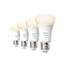 Hue White A60 – E27-es okos fényforrás – 800 (4 darabos csomag)