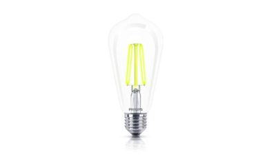 LED Filament 8W ST64 E27 Amber