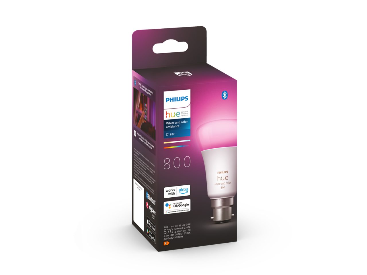 Hue B22 LED Bulbs – White and Colour Ambiance | Philips Hue UK Hue B22 LED Bulbs – White and Colour Ambiance | Philips Hue UK