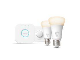 Starter-Set: E27 Lampe A60 Doppelpack + Smart Button