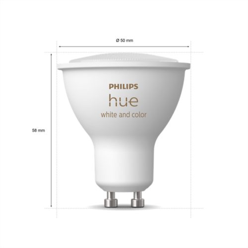 Hue White and Color Ambiance 2-pack GU10