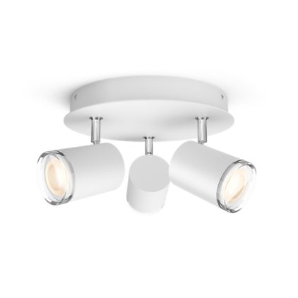 Primo piano della parte anteriore di Hue White Ambiance Faretto a soffitto per il bagno Adore
