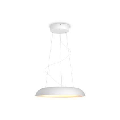 German:An image of product of the Amaze Pendelleuchte weiß + Dimmschalter