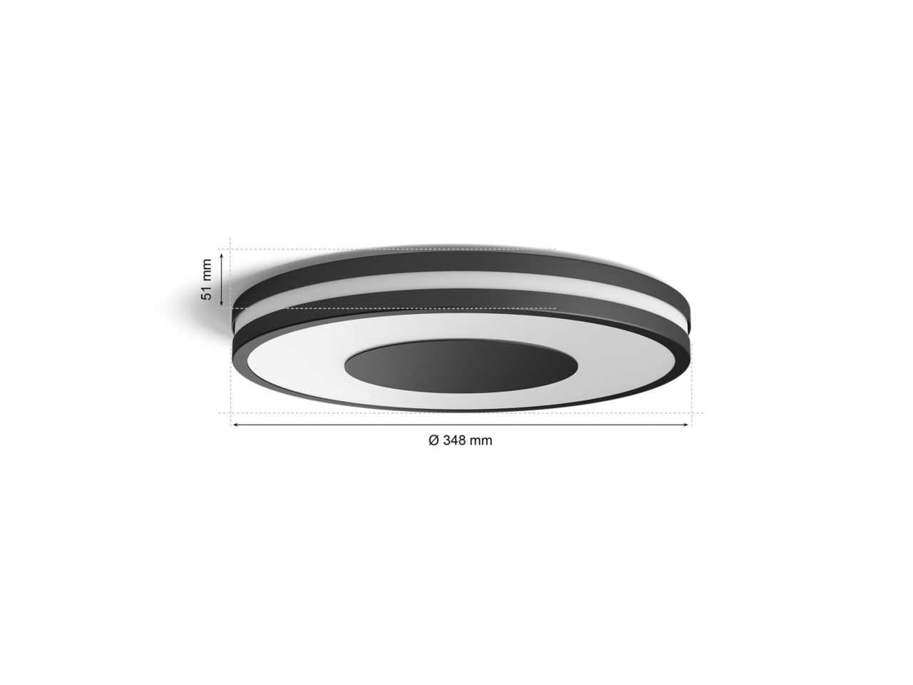 Lámpara de techo Hue Being 1x27 W - Negro | Philips Hue ES