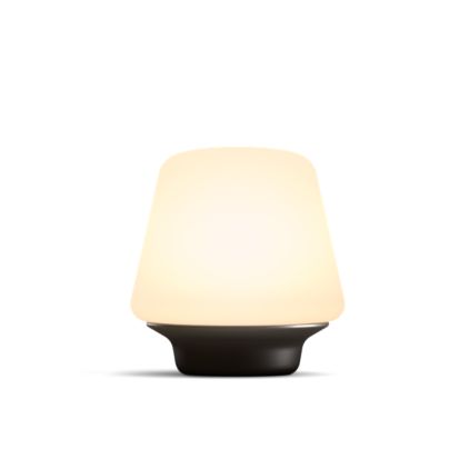 German:An image of product of the Wellness Tischleuchte schwarz + Dimmschalter