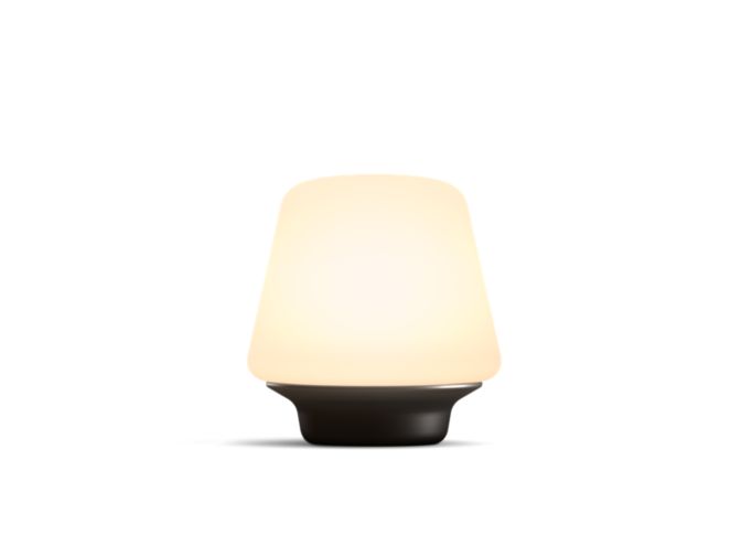 German:An image of product of the Wellness Tischleuchte schwarz + Dimmschalter