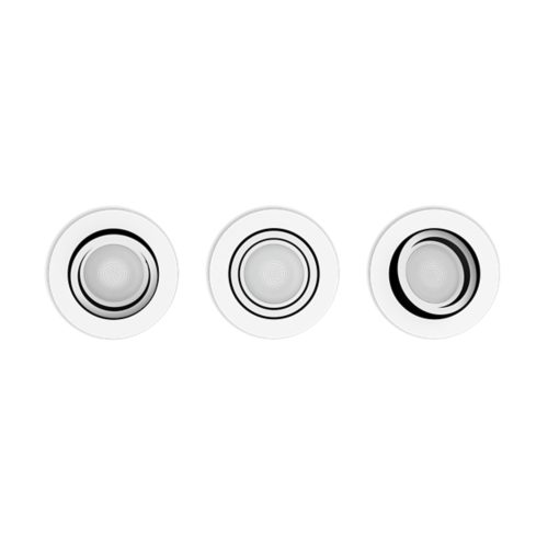 Hue White and color ambiance Centura indbygningsspots, 3-pak