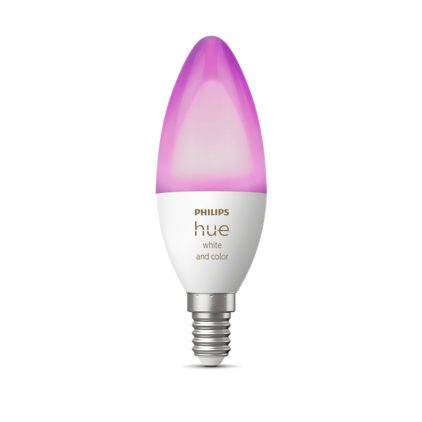 Close up of front of Candle - E14 smart bulb