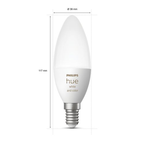 Candle E14 smart bulb 2 pack
