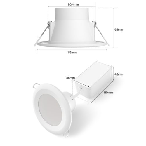 Hue White and color ambiance Akari Downlight