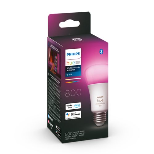 Hue 1 パック A60 E26 LED 電球 - フルカラー | Philips Hue JP