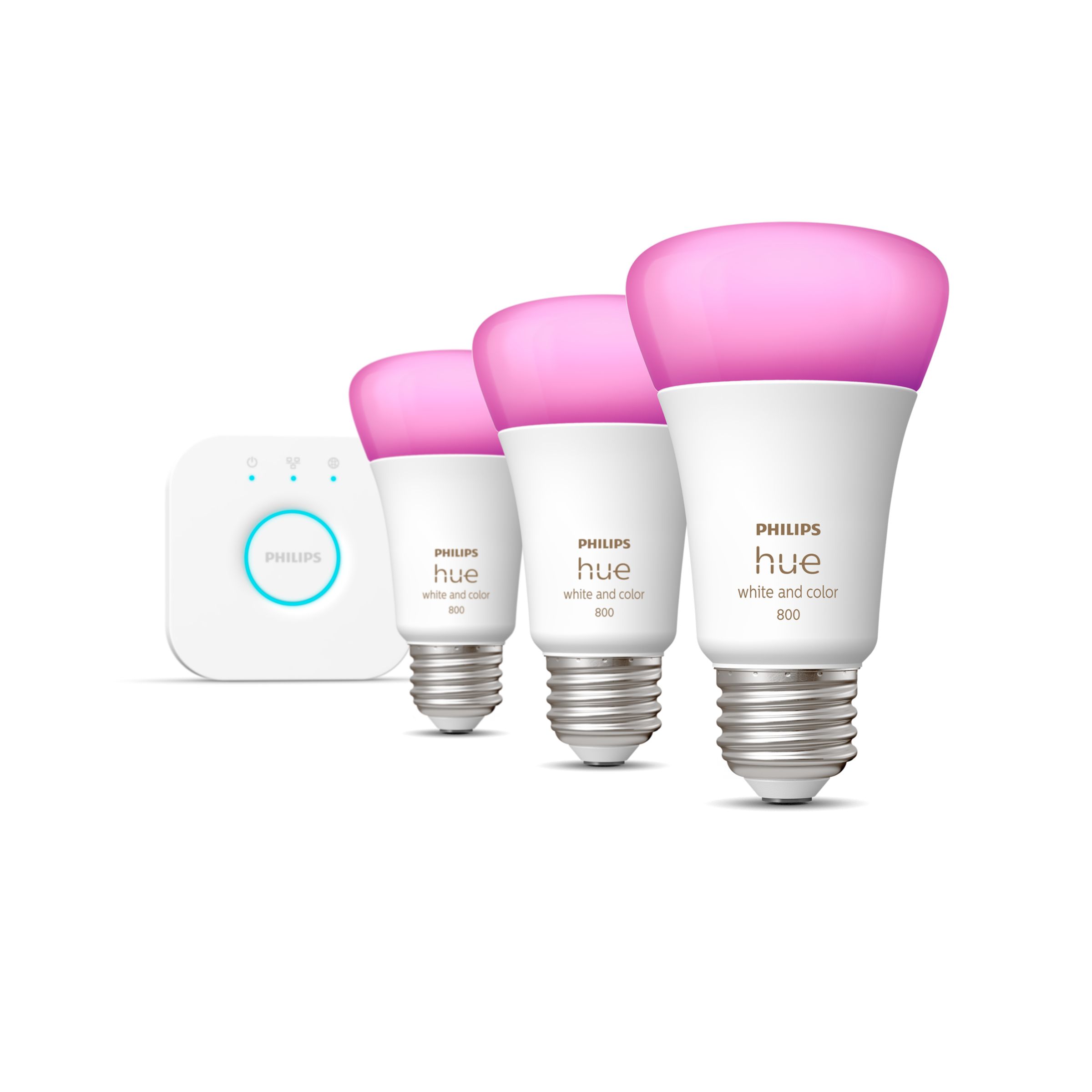 Philips Hue ホワイト＆カラー アンビエント ボール 3個セット E26 スターター セット - 電球 3 個 - Hue ホワイト＆カラー | Philips