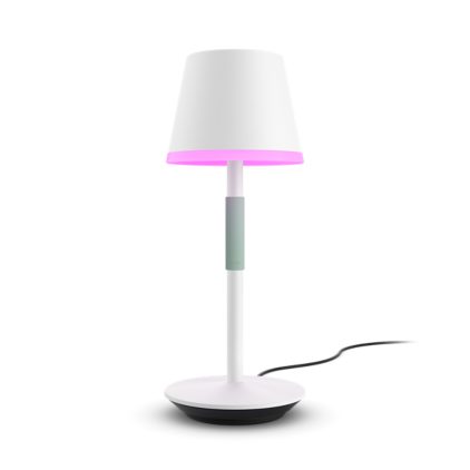 Primo piano della parte anteriore di Lampada da tavolo portatile Hue Go