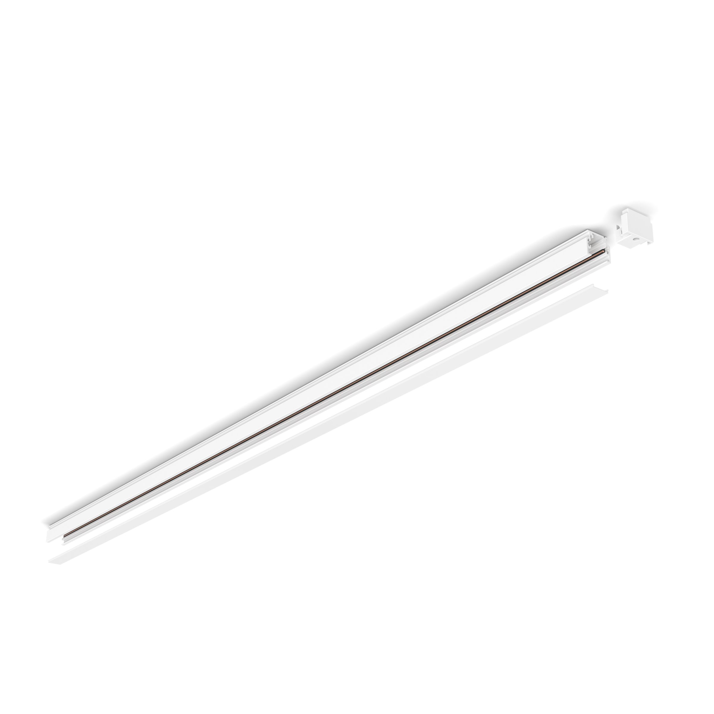 Perifo straight ceiling base kit (1 light tube large)