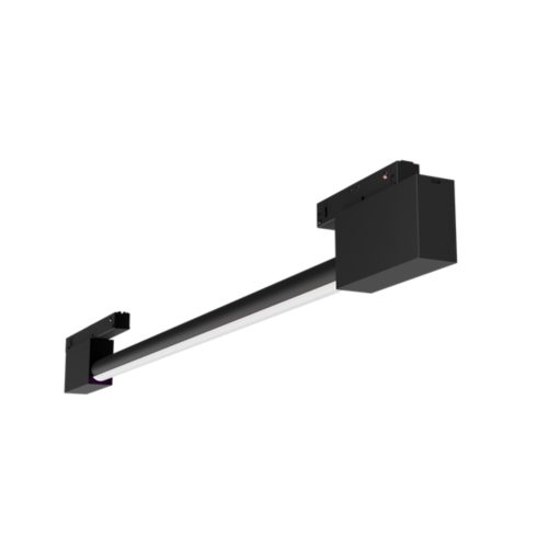 Compact Perifo gradient light tube, linear shape, black finish, visible end caps, and gradient light-emitting surface.