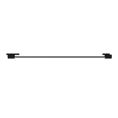 Perifo gradient light tube, large, linear shape, black color with matte finish, featuring two rectangular end caps.