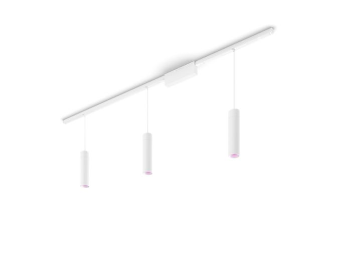 Gros plan de l'avant de Kit de base Perifo pour plafond, droit (3 suspensions)