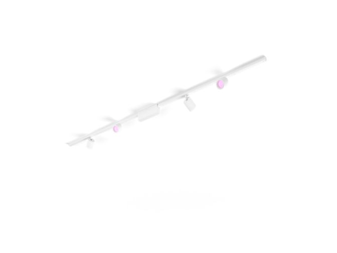 Close up of front of Perifo straight ceiling base kit (4 spots)