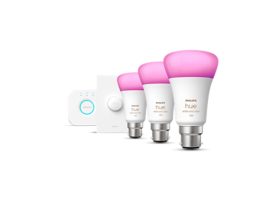 Starter kit: 3 B22 smart bulbs (1100) + smart button