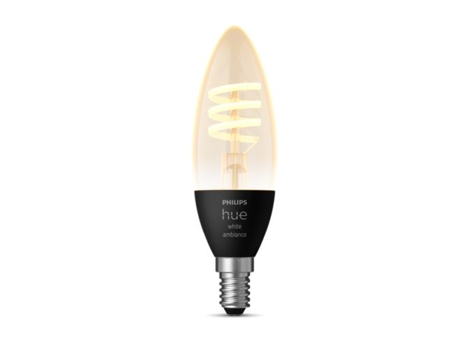Gros plan de l'avant de Candle - E14 smart bulb
