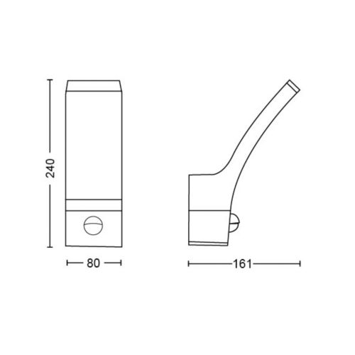 Außenleuchten Splay Wandleuchte, 3,8 W 8720169263819 | Philips