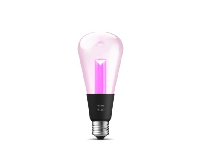Close up of front of ST72 – E27 smart bulb