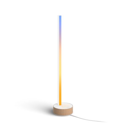 Nahaufnahme der Vorderseite von Gradient Signe Tischleuchte Oak