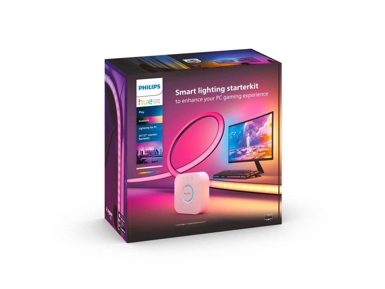 Hue Play Gradient Lightstrip 24–27 inch PC Monitors