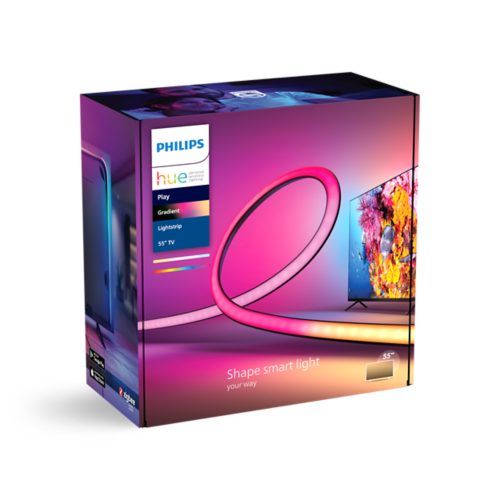 Hue Play グラデーション ライトリボン 55 インチ TV 用 Hue Play グラデーション ライトリボン 55 インチ TV 用