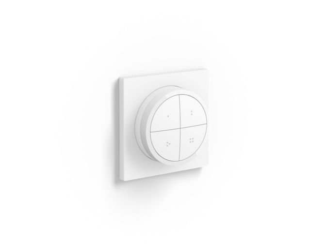 Gros plan de l'avant de Tap dial switch