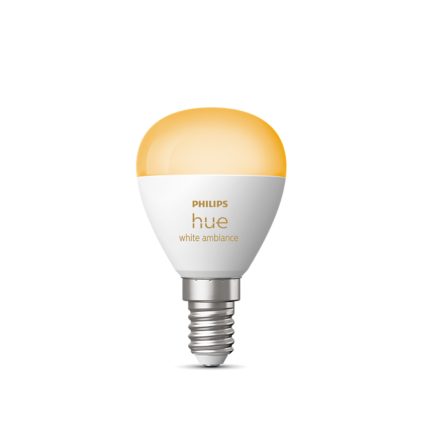 Nahaufnahme der Vorderseite von E14 - Smarte Lampe Tropfenform - 470