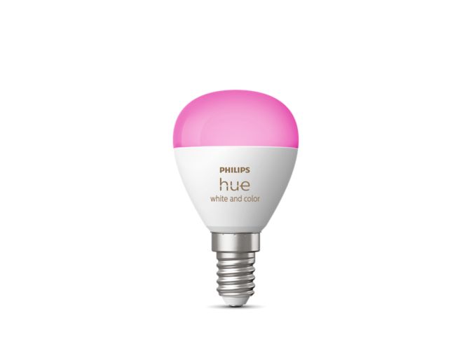 Gros plan de l'avant de Luster - E14 smart spotlight