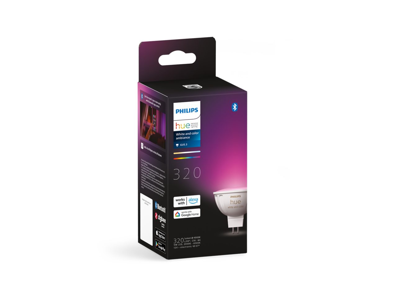 Hue MR16 spotlight 5W - White and Colour Ambiance | Philips Hue MR16 spotlight 5W - White and Colour Ambiance | Philips