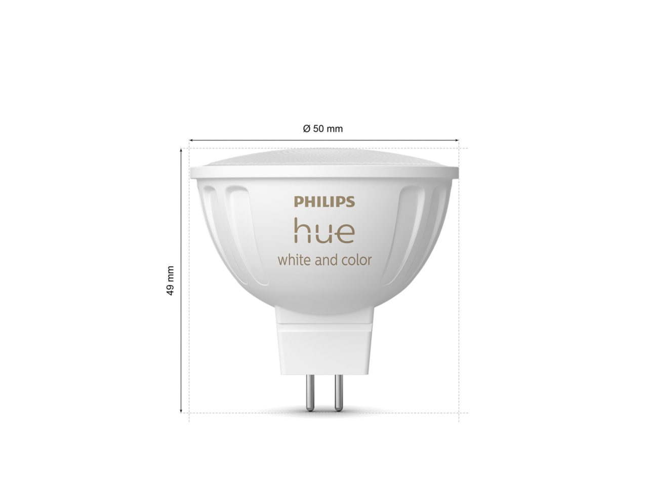 Hue MR16 spotlight 5W - White and Colour Ambiance | Philips