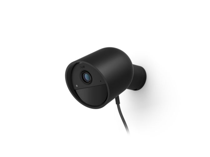 Close up of front of Secure wired camera