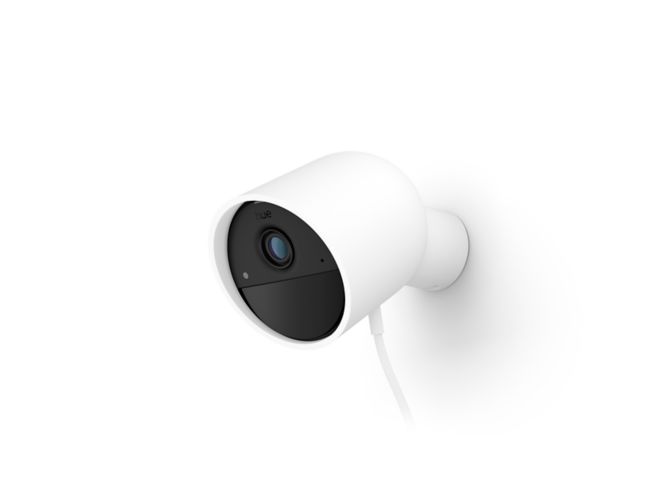 Close up of front of Secure wired camera