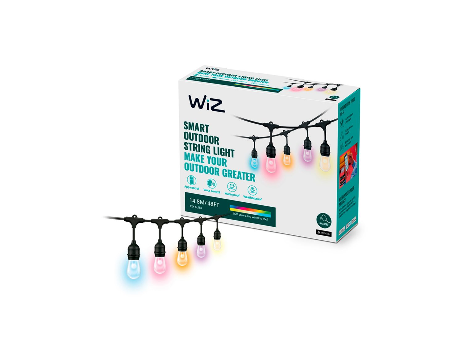 Outdoor Light String Lights | WiZ NZ
