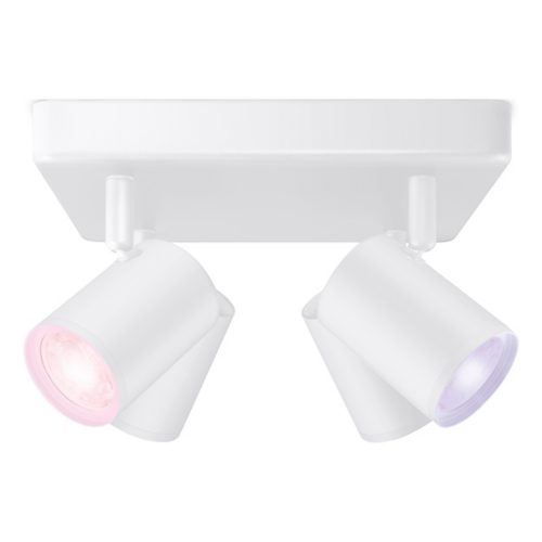 Spotlamper IMAGEO 4 x justerbare spots, firkantet plade