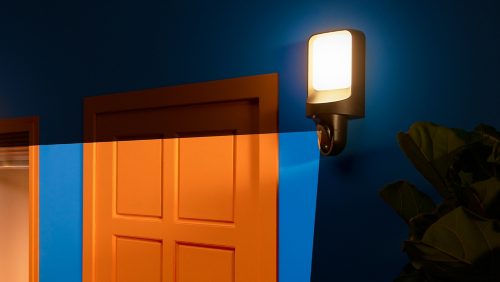HOME MONITORING Außenwandleuchte mit Kamera