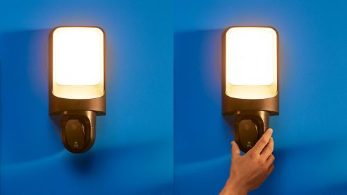 HOME MONITORING Außenwandleuchte mit Kamera