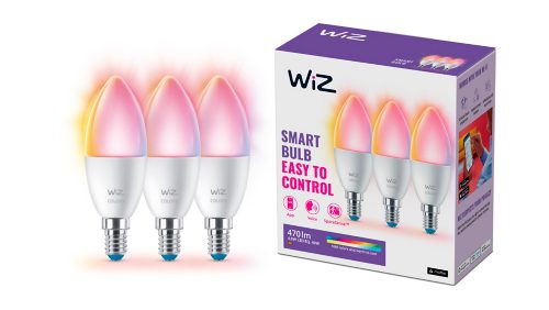 AMPOULE MODERNE 3ampoules flamme 40W C37 E14
