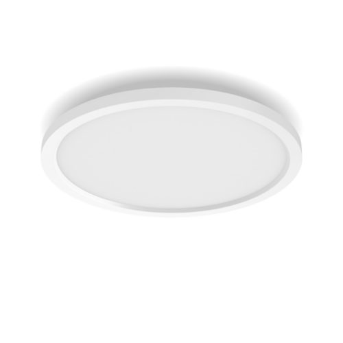 Surimu Hue Panel round ceiling light, white color, circular shape, flat design, matte finish, no visible switches or ports.