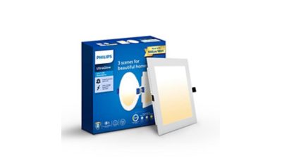 LED Luminaire 10W SQ UltraGlow NextGen LED DL 3in1