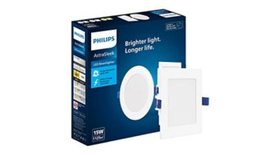 LED Luminaire 15W Square AstraSleek LED DL (WW)