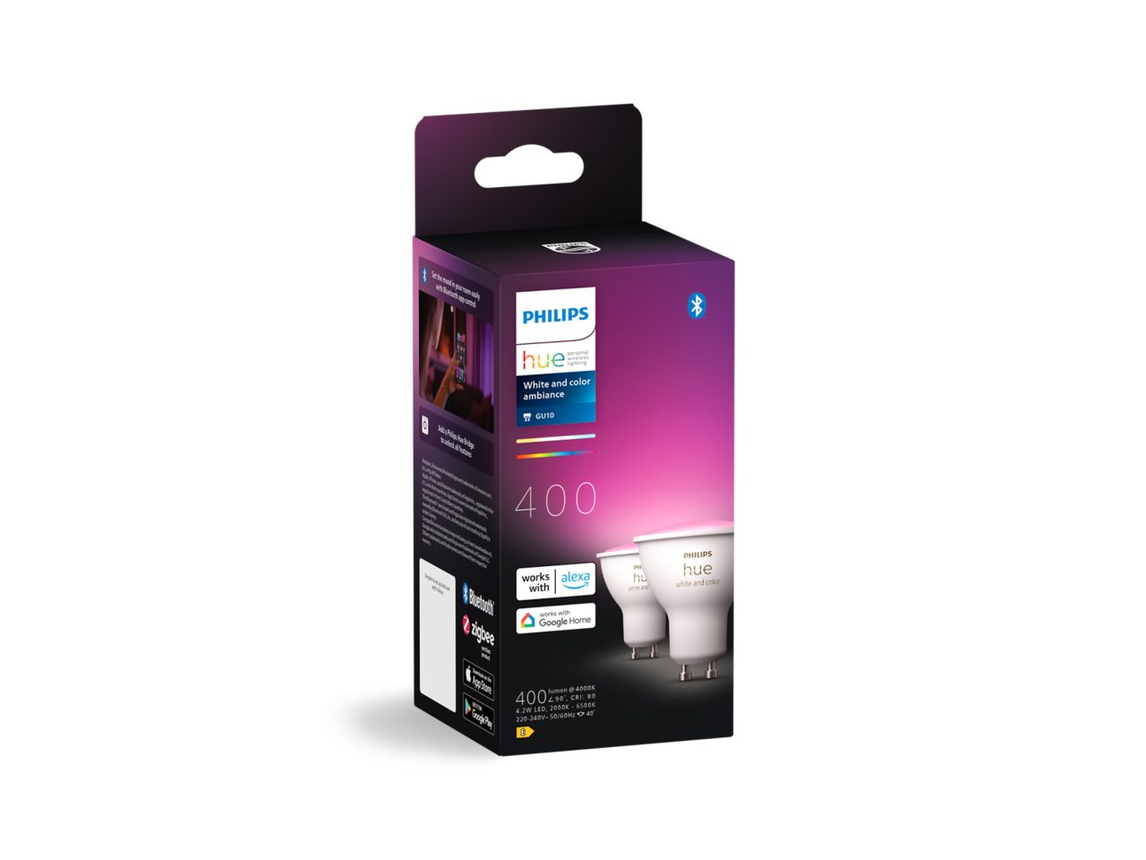 Philips Hue PLH73GL Hue 2個セット　LED Philips Hue Play Integrated LED Light Bar 2-Pack, Black