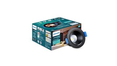 LED Luminaire 12W GlideSpot Black LED COB (NW)