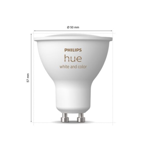 Hue White and color ambiance Starter kit: 3 adet GU10 akıllı spot