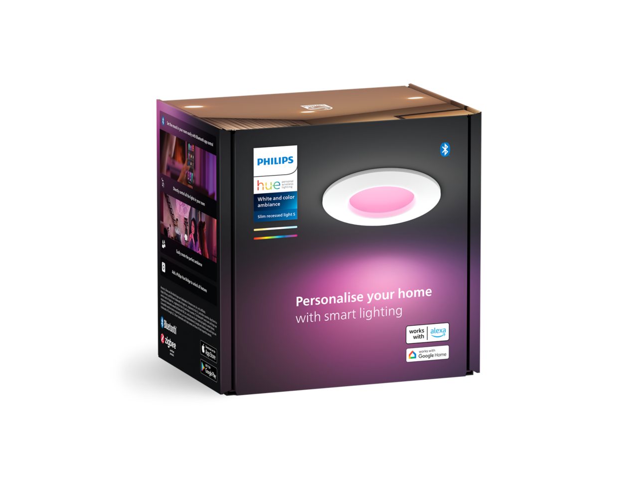 その他 Philips Hue White and Color Ambiance Philips Hue A19 LED Smart Light Bulb - White and Color
